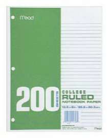 200CT WHT Filler Paper