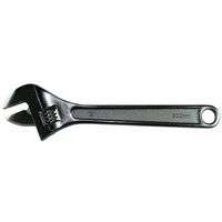 Adjustable Wrenches, 12 in Long, 1 1/2 in Opening, Chrome Plated