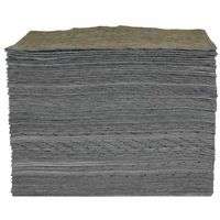 Universal Sorbent Pad, Heavy-Weight, Absorbs 20.5 gal, 15 in x 17 in