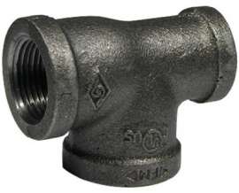 3/4x1/2x3/4 DBL BLK Tee