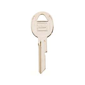 HY-KO 11010B47 Key Blank, Brass, Nickel