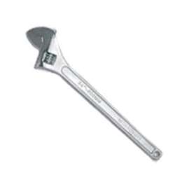 Vulcan JL15024 Adjustable Wrench, 24 in OAL, 2-7/16 in Jaw, Steel, Chrome, Tapered Handle