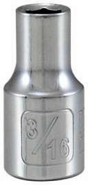 MM1/4DR 3/16 6PT Socket