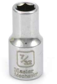 MM1/4DR 7/32 6PT Socket