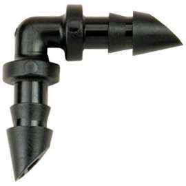 10PK 1/4" Barb Elbow