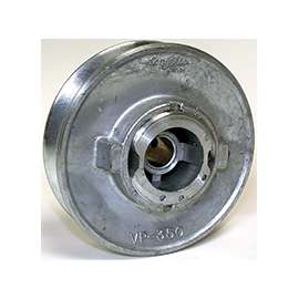 Dial 6145 Motor Pulley, 1/2 in Dia Bore, 3-1/2 in OD, Zinc