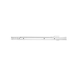 Knape & Vogt 1805H WH 300 Drawer Slide, 75 lb, 300 mm L Rail, 12.5 mm W Rail