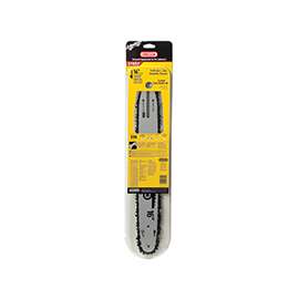 Oregon AdvanceCut 27857 Bar and Chain Combo, Small Bar Nose Radius, 56-Drive Link, 91PX Chain, 3/8 in TPI/Pitch
