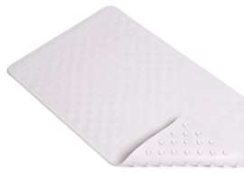 16x28 WHT Shel Bath Mat