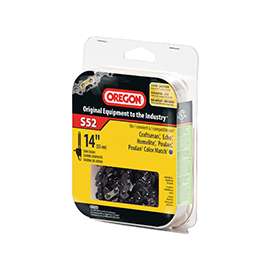 Oregon S52 Chainsaw Chain, 14 in L Bar, 0.05 Gauge, 3/8 in TPI/Pitch, 52-Link