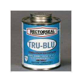 RECTORSEAL Tru-Blu 31631 Thread Sealant, 0.25 pt Can, Paste, Blue