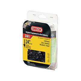 Oregon D81 Chainsaw Chain, 24 in L Bar, 0.05 Gauge, 3/8 in TPI/Pitch, 81-Link