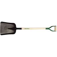 UnionTools 79809 Scoop Shovel, 11-1/4 in W Blade, 14-1/2 in L Blade, Steel Blade, North American Hardwood Handle