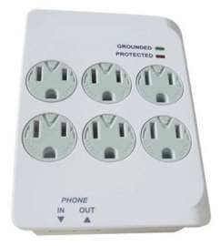 ME WHT 6Out Surge Tap