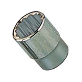 Vulcan MT-SS6044 Drive Socket, 1-3/8 in Socket, 3/4 in Drive, 12-Point, Chrome Vanadium Steel, Chrome