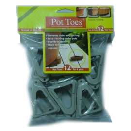 12PK 3" GRY Pot Toes