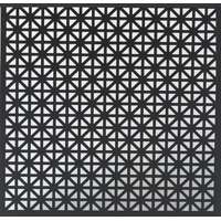 M-D 56000 Decorative Metal Sheet, 36 in W, 24 in L, Union Jack Tread, Aluminum