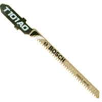 Bosch T101AO Jig Saw Blade, HCS, Metallic