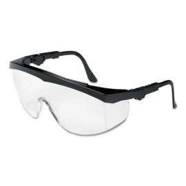 Tomahawk Protective Eyewear, Clear Lens, Polycarbonate, Anti-Fog, Black Frame