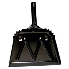 12" BLK MTL Dust Pan