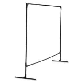 Stur-D-Screen Frames, 6 ft X 6 ft, Steel, Black