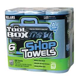 Tool 6PK BLU Shop Towel