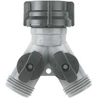 Gilmour 800174-1002 Y-Connector, For: Garden Hose
