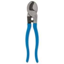 Cable Cutter, 9.5 in OAL, Shear Cut, 2/0 Soft Copper, 4/0 Aluminum