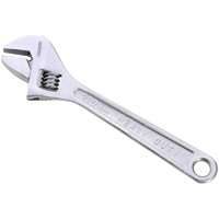 Vulcan WC917-07 Adjustable Wrench, 10 in OAL, Steel, Chrome