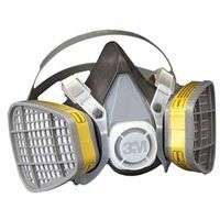 5000 Series Half Facepiece Respirators, Large, Organic Vapors/Acid Gases