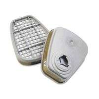 6000 Series Gas /Vapor Cartridge, Formaldehyde/Organic Vapor, P100, Olive