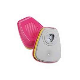 Combination Cartridges/P100 Particulate Filters, Acid Gas/Org Vapor, P100