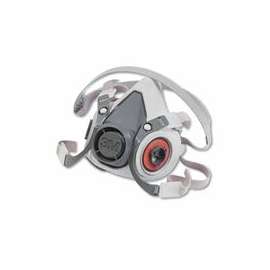 Half Facepiece Respirator 6000 Series, Small, Resist Gases, Vapors, Particulates, Adjustable Strap, TPE