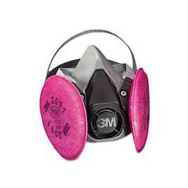 6000 Series Half Facepiece Respirator Assemblies, Medium