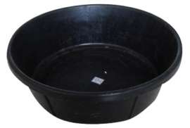 MR8QT BLK Rubb Feed Pan