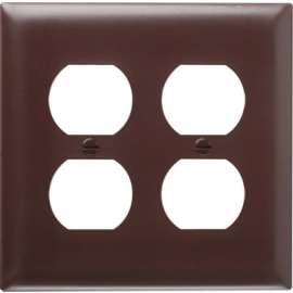 BRN 2G 2DPLX Wall Plate