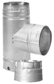 3"Pellet Vent Clean Tee