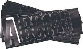 3" BLK Letter Kit