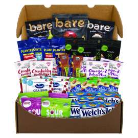 Fruits and Nuts Snack Box, 37 Assorted Snacks/Box