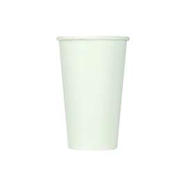 Double Poly Paper Cold Cups, 16 oz, White, 1,000/Carton