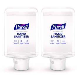 Advanced Hand Sanitizer Fragrance Free Foam, For ES10 Automatic Dispensers, 1,200 mL Refill, Fragrance Free, 2/Carton