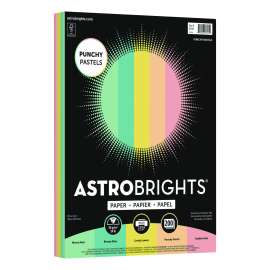 Color Paper - "Punchy Pastels" Assortment, 24 lb Bond Weight, 8.5 x 11, Assorted, 200/Pack