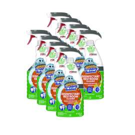Disinfectant Restroom Cleaner, Citrus Scent, 32 oz Spray Bottle, 8/Carton