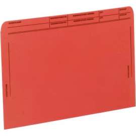 Patient File Pocket, Letter Size, Orange, 50/Box