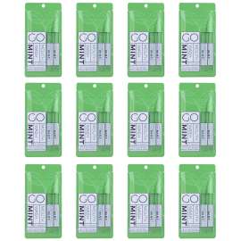 Individual Mouthwash Packets, Mint Flavor, 0.37 oz Packet, 5/Pack, 12 Packs/Box