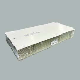 Corrugated Paper Boxes, 16 x 16 x 1.97, White/Kraft, 50/Carton