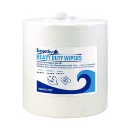 Hydrospun Wipers, Heavy Duty, 12 x 12, White, 475/Roll