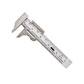 GENERAL 729 Slide Caliper, 0 to 4 in, SAE Graduation, Stainless Steel
