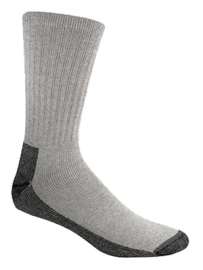 3PK MED GRY Work Sock