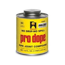 Oatey PRO DOPE 15427 Thread Sealant, 16 oz Can, Liquid, Paste, Gray